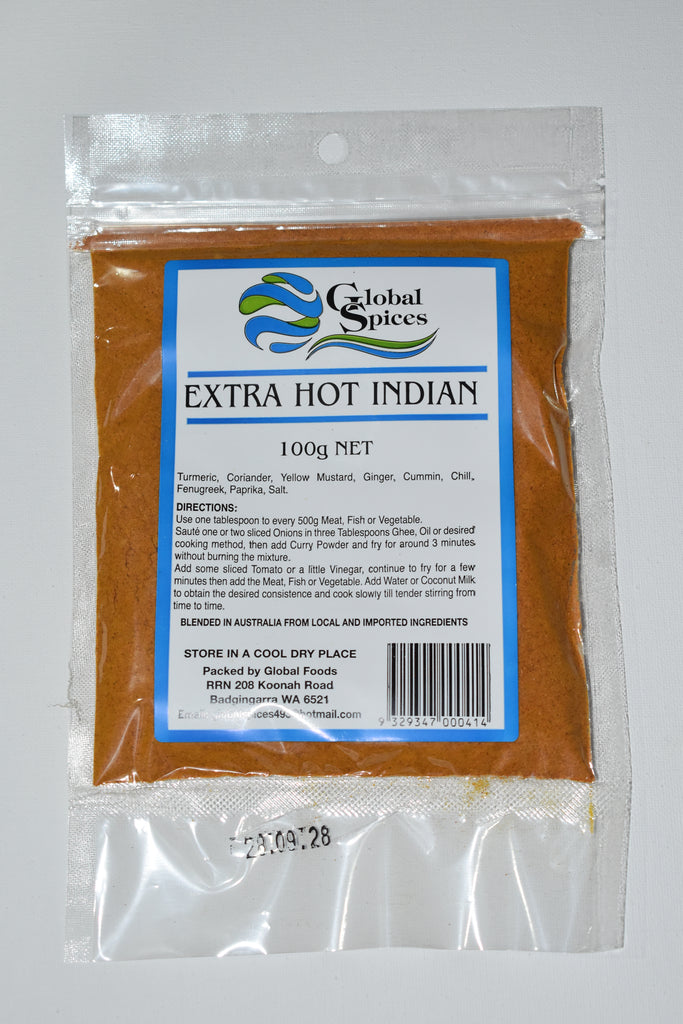Extra Hot Indian Curry 100g Packet