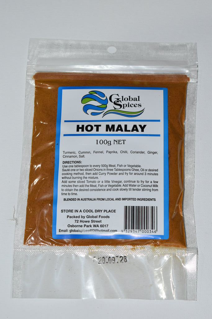 Hot Malay Curry 100g Packet